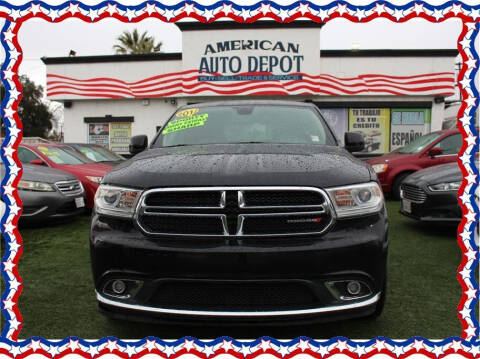2017 Dodge Durango for sale at American Auto Depot in Modesto CA