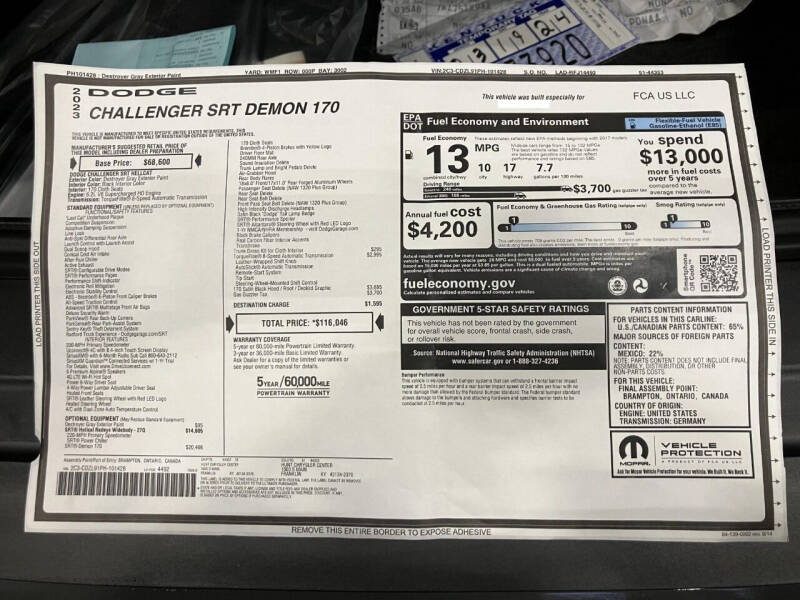 2023 Dodge Challenger