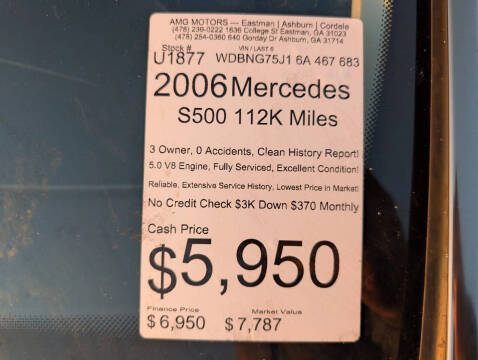 2006 Mercedes-Benz S-Class S 500