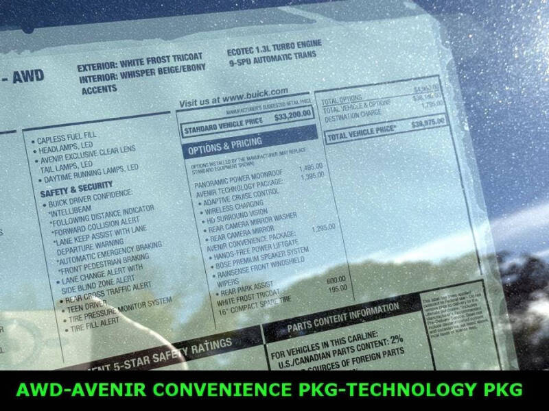 2026 Buick Encore GX Avenir