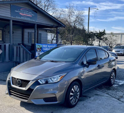 2020 Nissan Versa for sale at Legacy Motors INC in Nashville TN