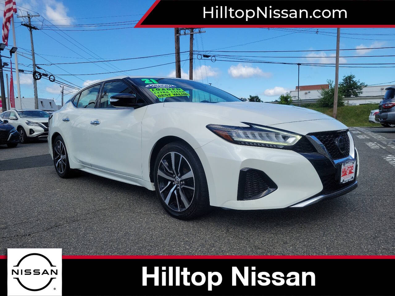 2021 Nissan Maxima for sale at HILLTOP NISSAN in East Hanover, NJ