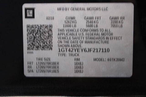 2018 GMC Sierra 3500HD