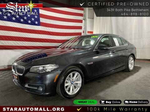 2015 BMW 5 Series for sale at STAR AUTO MALL 512 in Bethlehem PA