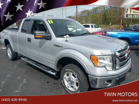 2011 Ford F-150 for sale at TWIN MOTORS in Madison OH