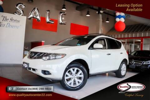 2013 Nissan Murano for sale at Quality Auto Center in Springfield NJ