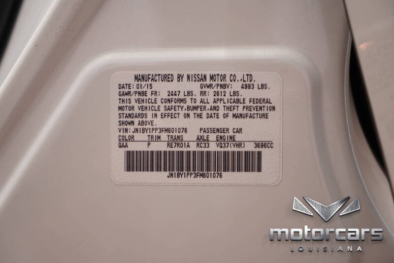 2015 Infiniti Q70L 3.7