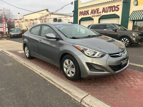 2016 Hyundai Elantra for sale at PARK AVENUE AUTOS in Collingswood NJ