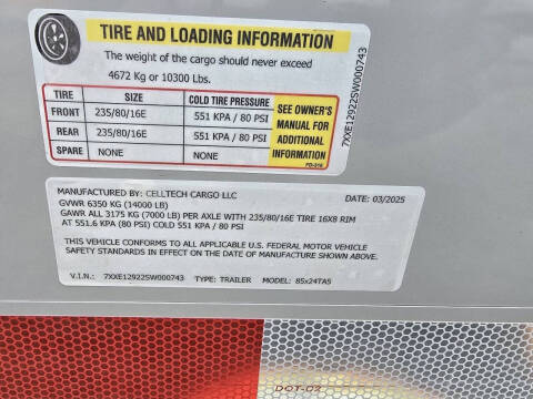 2025 Cell-Tech 8.5'x24'