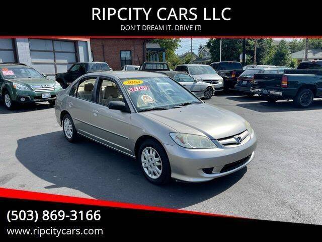 2004 Honda Civic for sale at RIPCITY CARS LLC in Portland OR