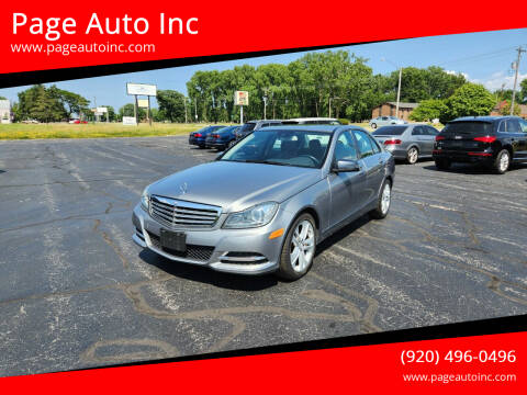 2014 Mercedes-Benz C-Class for sale at Page Auto Inc in Green Bay WI
