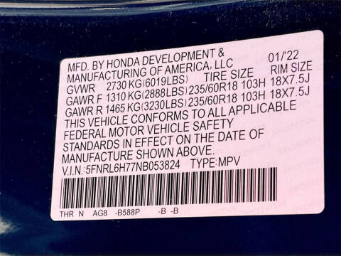 2022 Honda Odyssey EX-L