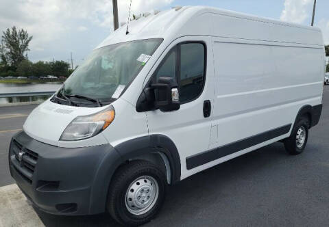 2018 RAM ProMaster for sale at Navarro Auto Motors in Hialeah FL