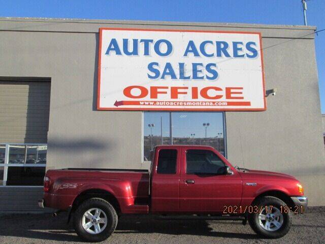 2002 Ford Ranger for sale at Auto Acres in Billings MT