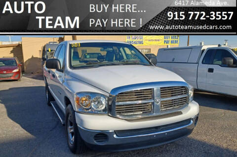 2008 Dodge Ram 1500 for sale at AUTO TEAM in El Paso TX
