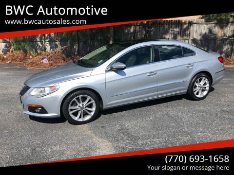 2010 Volkswagen CC for sale at BWC Automotive in Kennesaw GA