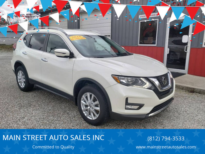 2018 Nissan Rogue for sale at MAIN STREET AUTO SALES INC in Austin IN