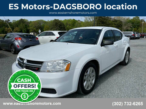 2014 Dodge Avenger for sale at ES Motors-DAGSBORO location in Dagsboro DE
