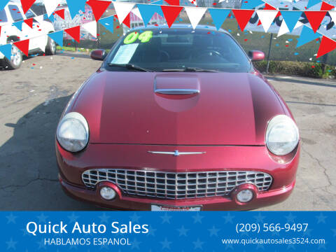 2004 Ford Thunderbird for sale at Quick Auto Sales in Ceres CA