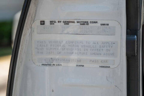 1985 Chevrolet Monte Carlo SS