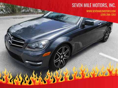 2013 Mercedes-Benz C-Class for sale at Seven Mile Motors, Inc. in Naples FL