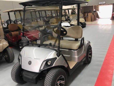 2018 Yamaha QuieTech Gas Golf Car - Silver for sale at Curry's Body Shop in Osborne KS