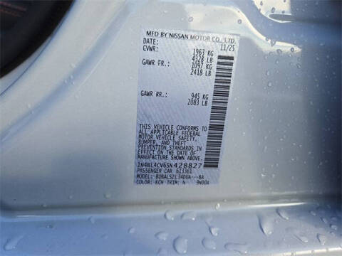 2025 Nissan Altima 2.5 SR