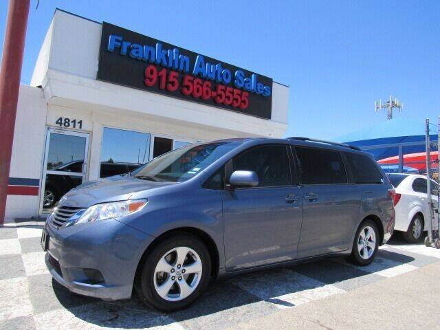 2015 Toyota Sienna for sale at Franklin Auto Sales in El Paso TX