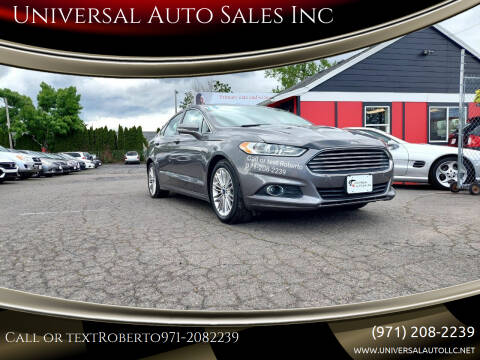 2014 Ford Fusion for sale at Universal Auto Sales Inc in Salem OR