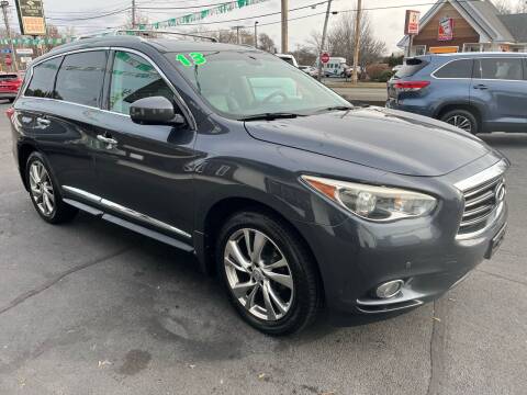 2013 Infiniti JX35 for sale at Auto Sales Center Inc in Holyoke MA