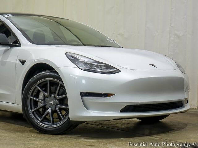 Used 2022 Tesla Model 3 Long Range with VIN 5YJ3E1EB7NF276196 for sale in Tinley Park, IL