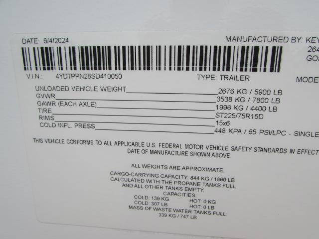 2025 KEYSTONE P 284QB