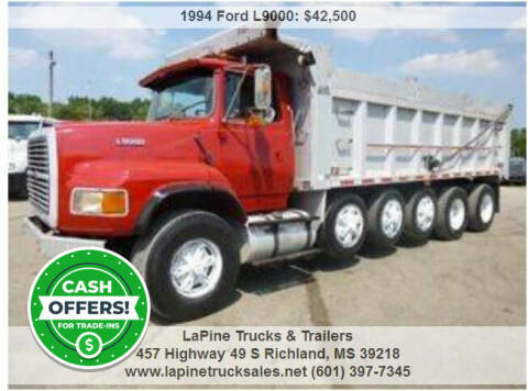 1994 Ford L9000 for sale at LaPine Trucks & Trailers in Richland MS