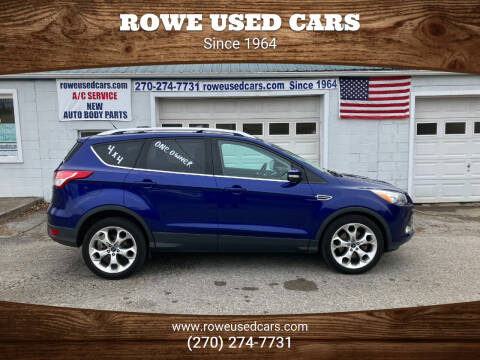 2013 Ford Escape for sale at Rowe Used Cars in Beaver Dam KY