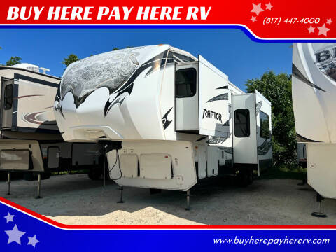 2013 Keystone Raptor 300 for sale at BUY HERE PAY HERE RV in Burleson TX