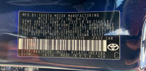 2023 Toyota Corolla SE