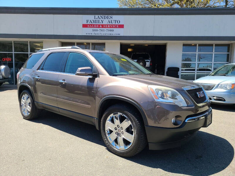 2010 GMC Acadia for sale at Landes Family Auto Sales in Attleboro MA