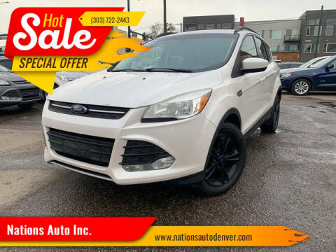 2015 Ford Escape for sale at Nations Auto Inc. in Denver CO