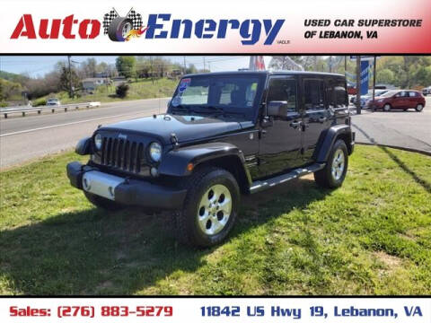 2015 Jeep Wrangler Unlimited for sale at Auto Energy in Lebanon VA