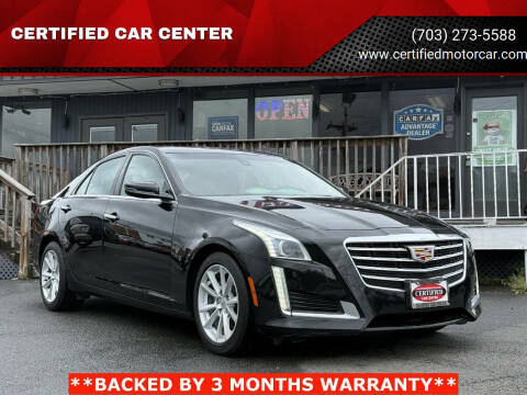 2018 Cadillac CTS for sale at CERTIFIED CAR CENTER in Fairfax VA