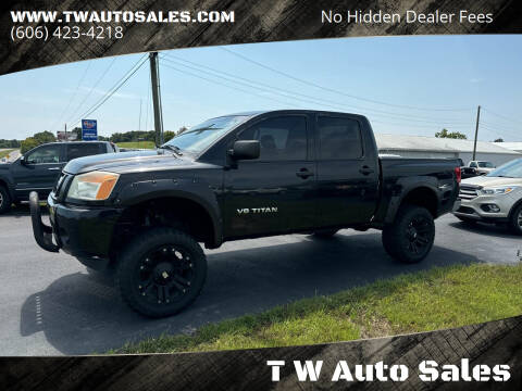 2015 Nissan Titan for sale at T W Auto Sales in Science Hill KY