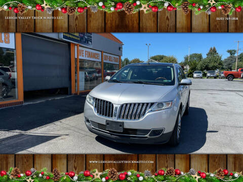 2013 Lincoln MKX for sale at Lehigh Valley Truck n Auto LLC. in Schnecksville PA