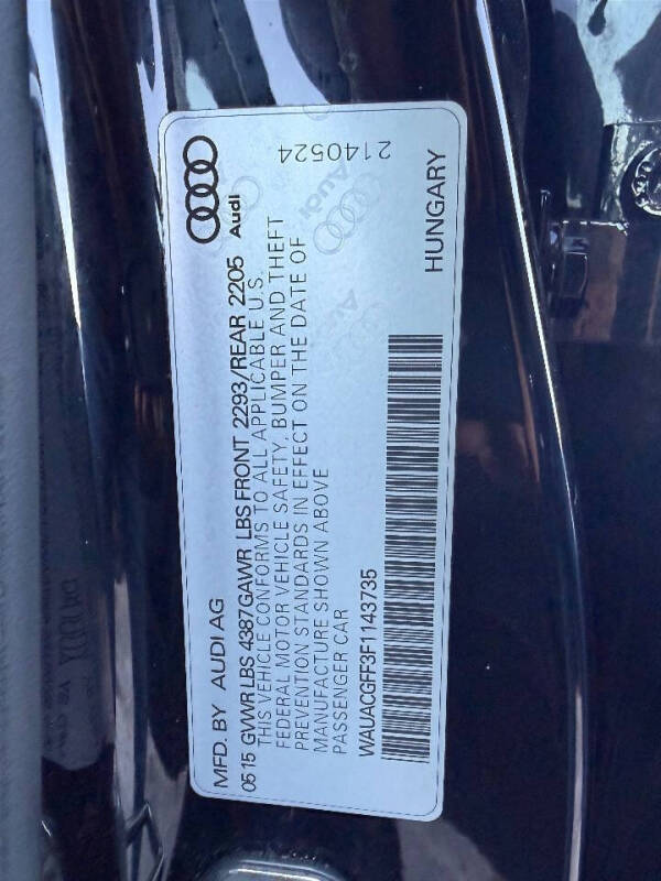 2015 Audi A3 1.8T Premium