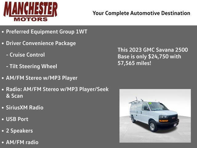 2023 GMC Savana 2500