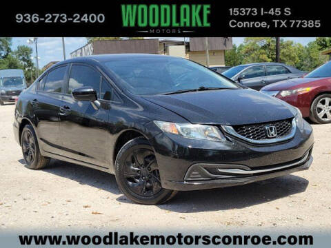 2015 Honda Civic for sale at WOODLAKE MOTORS in Conroe TX