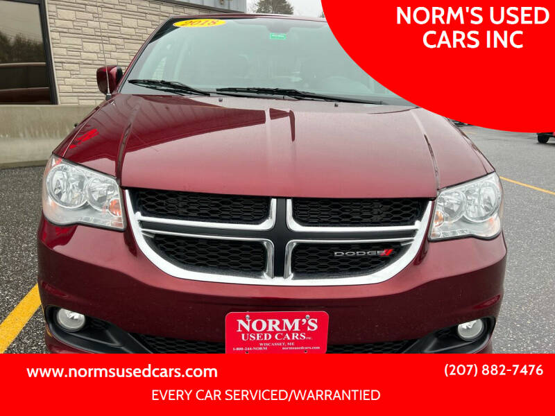2018 Dodge Grand Caravan for sale at NORM'S USED CARS INC in Wiscasset ME