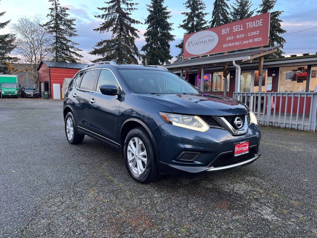 2016 Nissan Rogue for sale at PLATINUM AUTO SALES INC in Lacey, WA