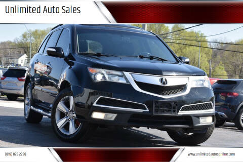 2012 Acura MDX for sale at Unlimited Auto Sales in Kansas City MO