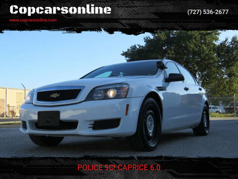 2013 Chevrolet Caprice for sale at Copcarsonline in Largo FL