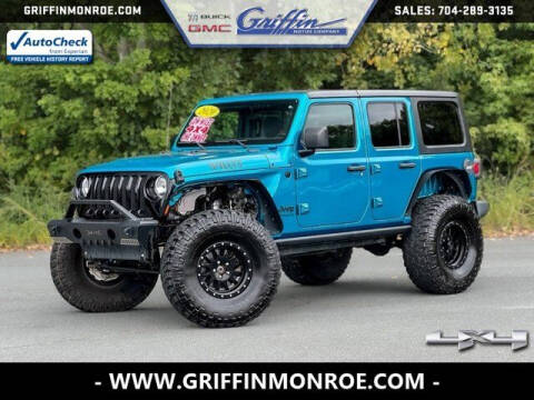 2020 Jeep Wrangler Unlimited for sale at Griffin Buick GMC in Monroe NC